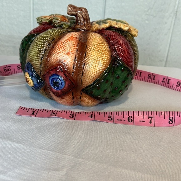 Colorful Ceramic Pumpkin - Picture 2 of 2